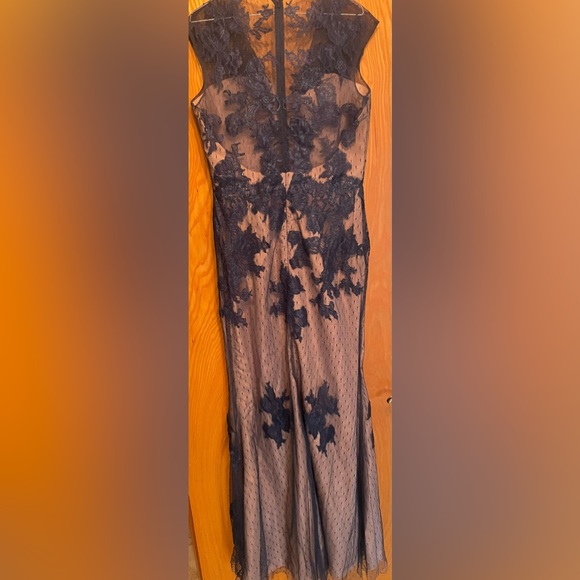 Long blue dress with lace( mother of the bride) - Picture 1 of 5